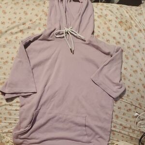 Lavender Hoodie with Front Pocket